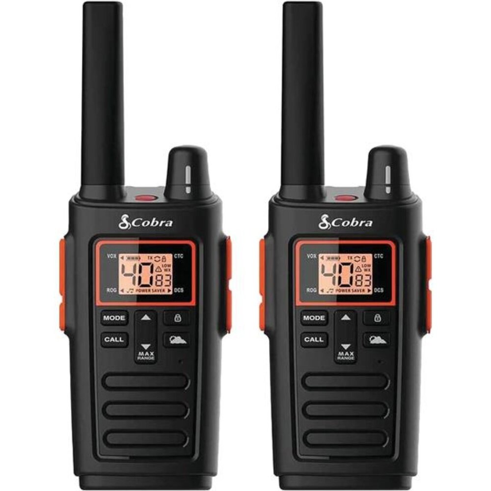 Walkie Talkies - Rechargeable, 40 Preset Channels, Long Range  32-Mile Two-Way